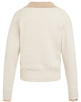 Yaya V-Neck W/Collar Sweater