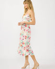 Floral Quilted Midi Dress