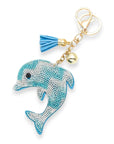 Rhinestone Palm Tree Iconic Key Chain