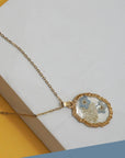 18K Stainless Steel Flower Necklace