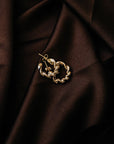Ribbon Twist Hoops