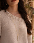Gold Bar Necklace