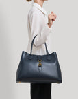 Chloe Bag in Navy Blue Brushed Leather