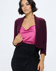 Knit Cashmere Like Bolero Cardigan