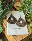 Boho Wooden Earrings