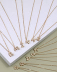 Personalized Bubble Balloon Initial Necklace