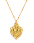 Flame of Love Heart Necklace