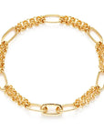 Oval Link Statement Chain Bracelet