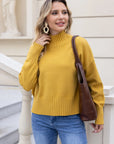 Tailored Texture Mockneck