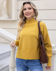 Tailored Texture Mockneck