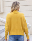 Tailored Texture Mockneck