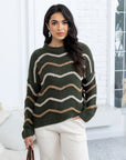 Cascading Contour Pullover One Size