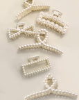 Pearl Hair Claw Clips