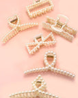 Pearl Hair Claw Clips