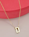 18k Stainless Steel Tarnish Free Initial Necklace