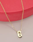 18k Stainless Steel Tarnish Free Initial Necklace
