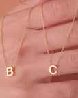 18k Stainless Steel Tarnish Free Initial Necklace