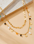 18k Stainless Steel Tarnish Free Seedbead Necklace