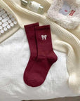 Bow Half Crew Throwback Socks