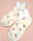 Woman Bow Flower Bow Mix Socks