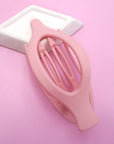 Oval Lay Down Flat Hair Claw Clips