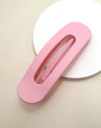 Oval Lay Down Flat Hair Claw Clips