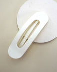 Oval Lay Down Flat Hair Claw Clips