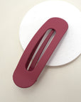 Oval Lay Down Flat Hair Claw Clips
