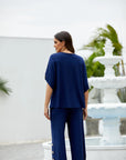 Bamboo short sleeve with button on sleeve