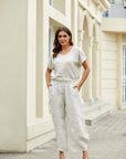 Coastal Linen Wide-Leg Pant One Size