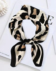 Large Leopard Animal Print Bandana Scarf