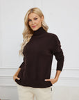 Olivia's Winter Turtleneck Sweater