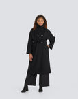 Jessica Laura Funnel Neck Coat