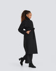 Jessica Laura Funnel Neck Coat