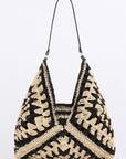Crochet Open-weave Boho Handbag