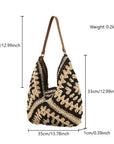 Crochet Open-weave Boho Handbag