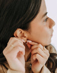 The Goldie Twist Hoops