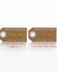 Tiny Bow Stud Earrings