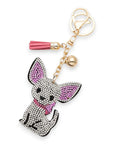 Rhinestone Palm Tree Iconic Key Chain