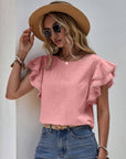Ruffle Sleeve Top