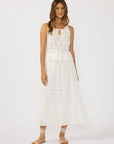Eyelet Tie Front Tank