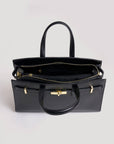 Sveva Bag in Black Togo Leather