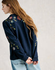 White Stuff Embroidered Sweater