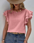 Ruffle Sleeve Top