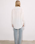 Cotton Voile Fringed Shirt