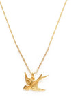 Tiny Swallow Bird Necklace