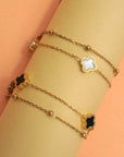 18k Clover Bracelet