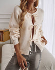 Tie Front Cardigan