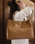 Bamboo Bag in Genuine Dollar Leather – Made in Italy