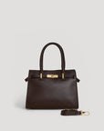 Grace Bag in Dark brown Togo leather